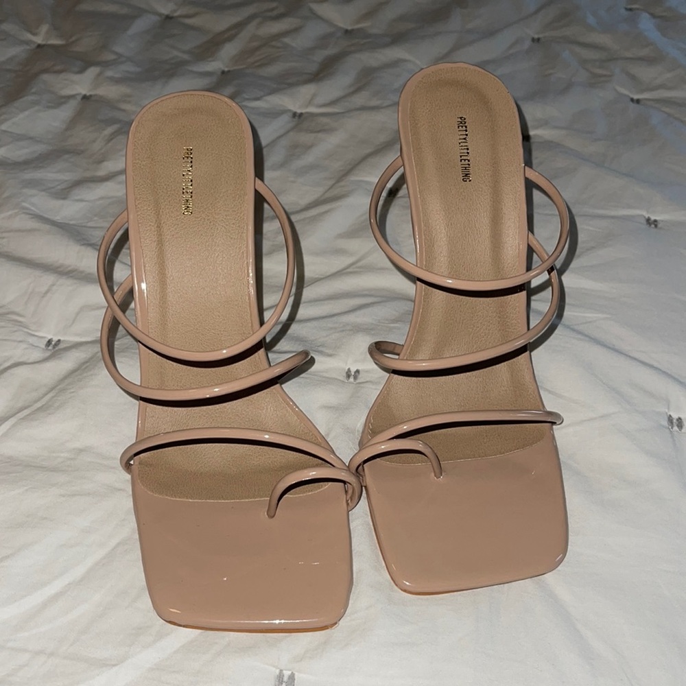 Pretty little things nude heels